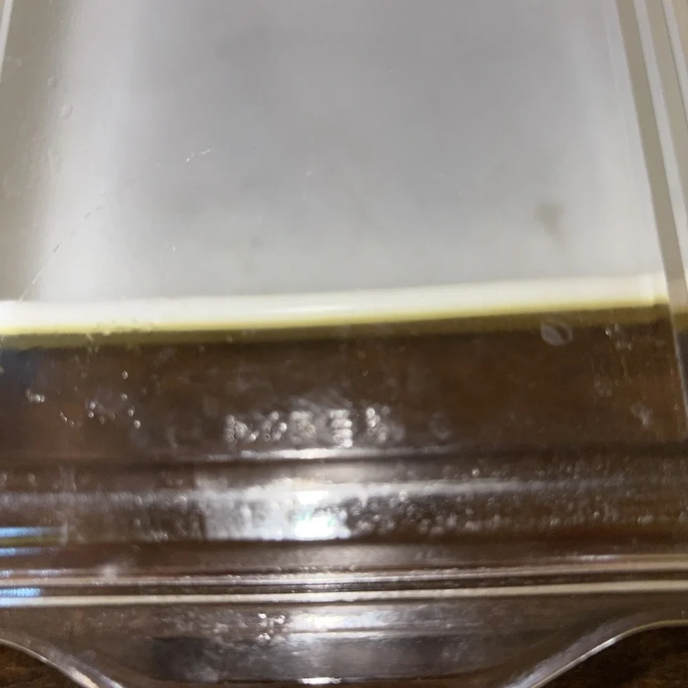 Vintage Pyrex Yellow 503-B Refrigerator Casserole Baking Dish w/Clear Glass Lid